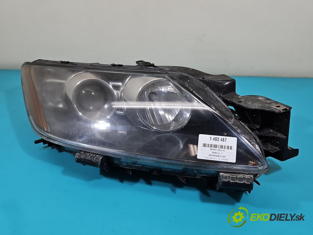 Mazda Cx-7 2.3 T 260 HP manual 191 kW 2261 cm3 5- Reflektor: pravý (Pravé)