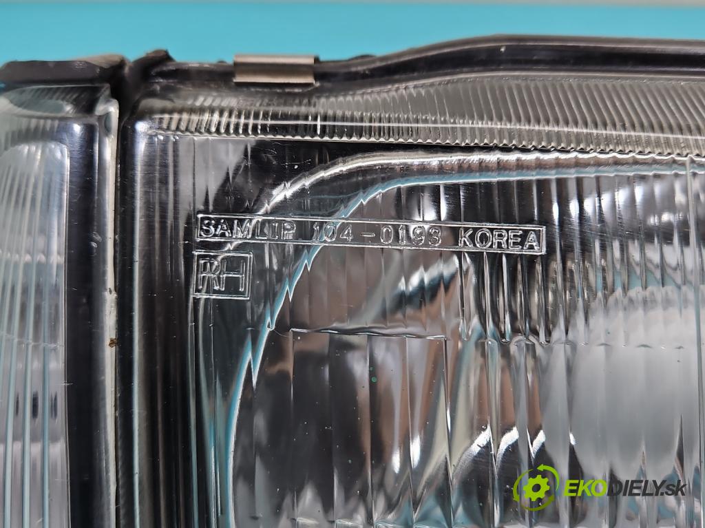 Daewoo Tico 0.8 41 HP manual 30 kW 796 cm3 5- Reflektor: pravý  (Pravé)