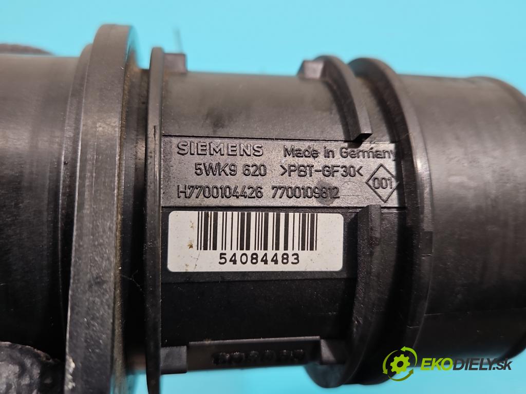 Renault Scenic II 2003-2009 1.9 dci 120 HP manual 88 kW 1870 cm3 5- průtokoměr: 5WK9620 (Váhy vzduchu)