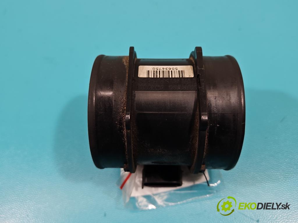 Opel Vectra B 1995-2002 1.8 16V 116 HP manual 85 kW 1796 cm3 5- průtokoměr: 5WK9606 (Váhy vzduchu)