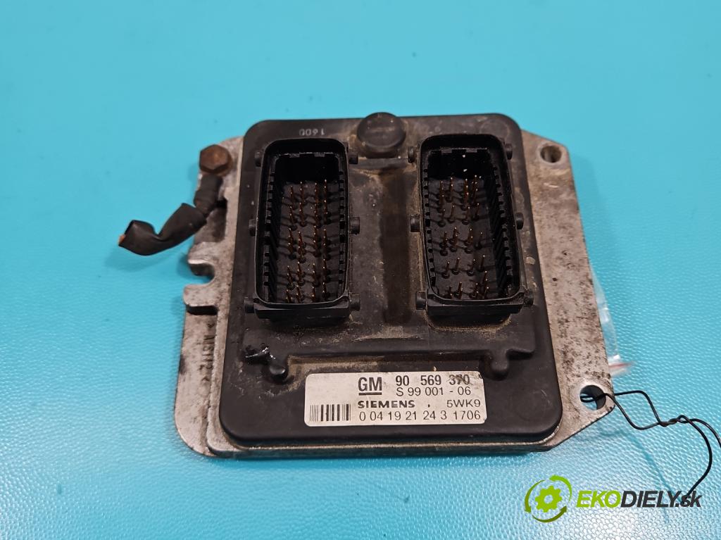 Opel Vectra B 1995-2002 1.8 16V 116 HP manual 85 kW 1796 cm3 5- riadiaca jednotka motora 90569370