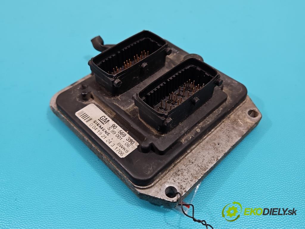 Opel Vectra B 1995-2002 1.8 16V 116 HP manual 85 kW 1796 cm3 5- riadiaca jednotka motora 90569370