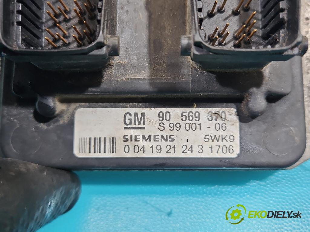 Opel Vectra B 1995-2002 1.8 16V 116 HP manual 85 kW 1796 cm3 5- riadiaca jednotka motora 90569370