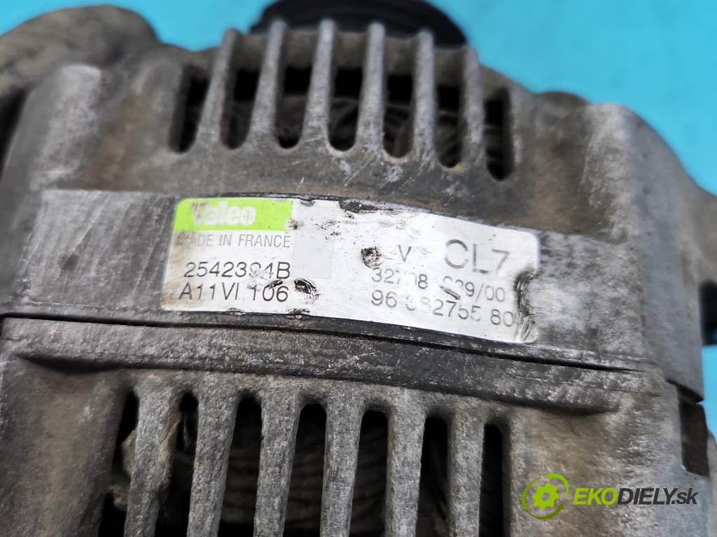 Citroen C3 I 2002-2009 1.4 73 HP manual 54 kW 1360 cm3 5- Alternator 9638275580 (Alternátory)