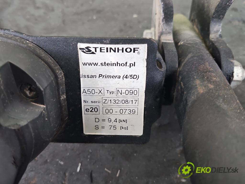 Nissan Primera P12 2001-2007 1.9 dci 120 hp manual 88 kW 1870 cm3 5- oko tažné  (Tažná zařízení)