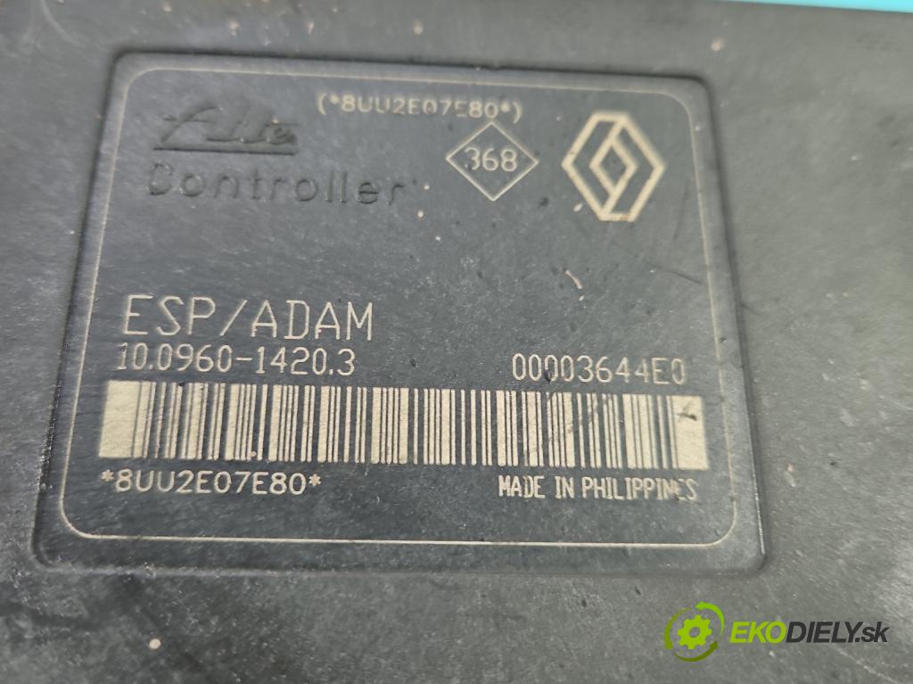 Renault Laguna II 2001-2007 1.8 16V 116 HP manual 85 kW 1783 cm3 5- čerpadlo abs 8200183452B (Pumpy ABS)