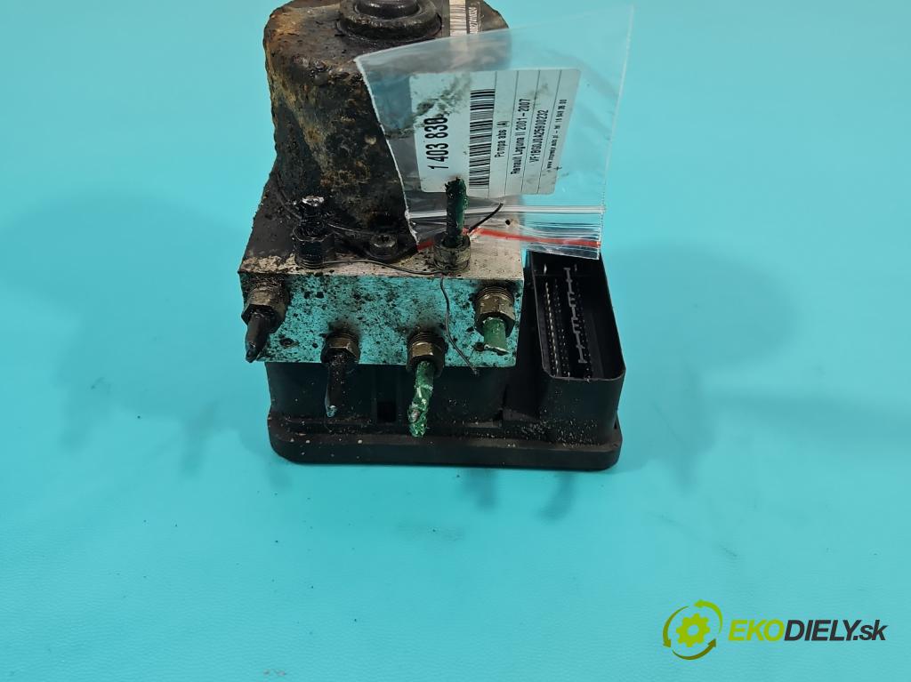 Renault Laguna II 2001-2007 1.8 16V 116 HP manual 85 kW 1783 cm3 5- čerpadlo abs 8200183452B (Pumpy ABS)