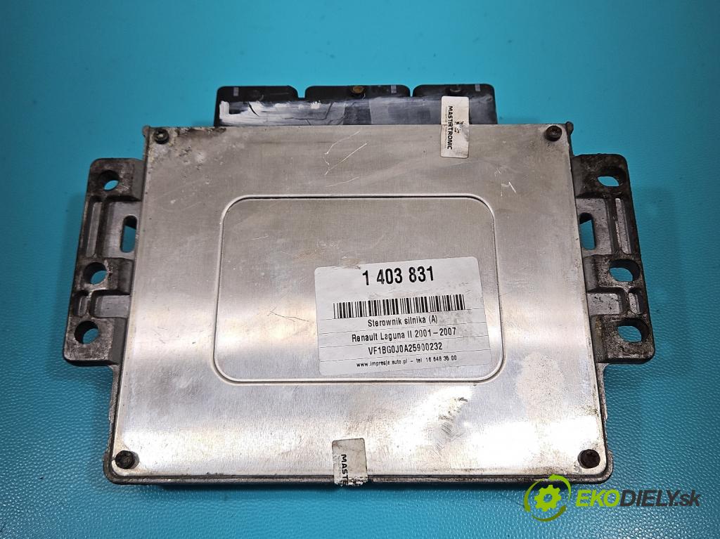 Renault Laguna II 2001-2007 1.8 16V 116 HP manual 85 kW 1783 cm3 5- riadiaca jednotka motora 8200164728