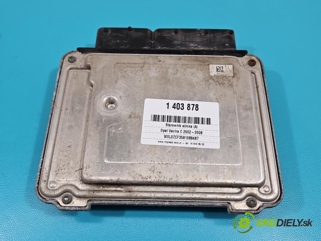 Opel Vectra C 2002-2008 1.9 cdti 150 HP manual 110 kW 1910 cm3 5- riadiaca jednotka motora 0281014450