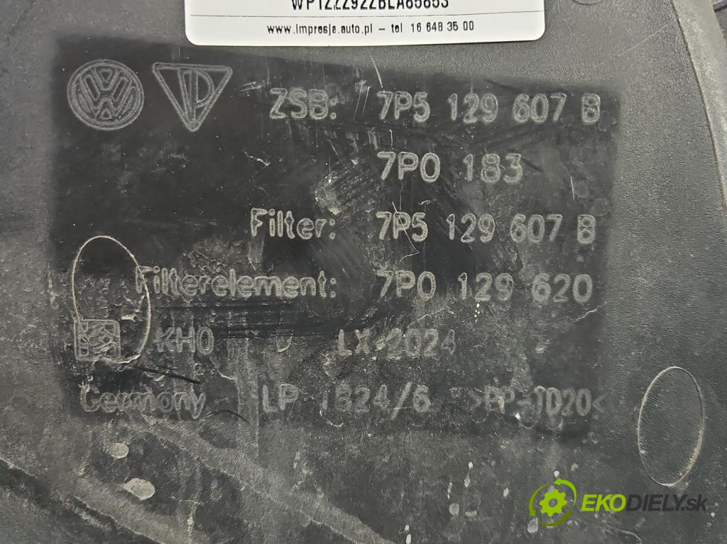 Porsche Cayenne II 2010-2017 4.8 V8 Turbo 500KM automatic 368 kW 4806 cm3 5- obal filtra vzduchu 7P5129607B (Obaly filtrov vzduchu)