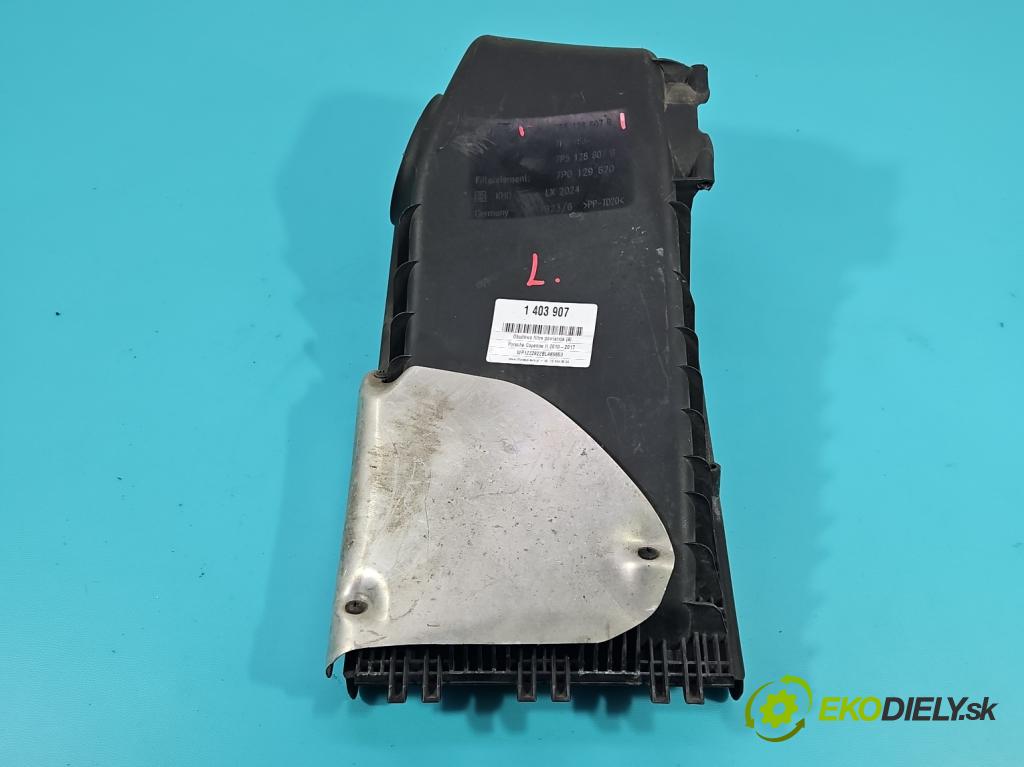 Porsche Cayenne II 2010-2017 4.8 V8 Turbo 500KM automatic 368 kW 4806 cm3 5- obal filtra vzduchu 7P5128607B (Obaly filtrov vzduchu)