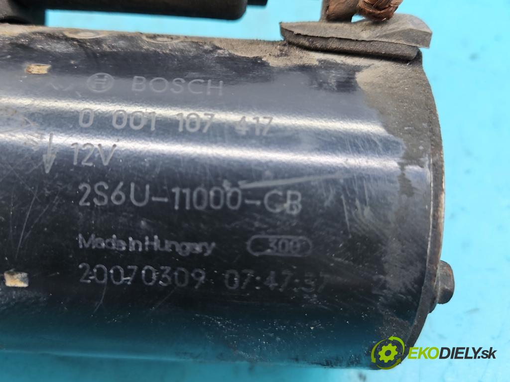 Ford Focus Mk2 2004-2011 1.6 16V 101 HP manual 74 kW 1596 cm3 5- štartér 0001107417 (Štartéry)