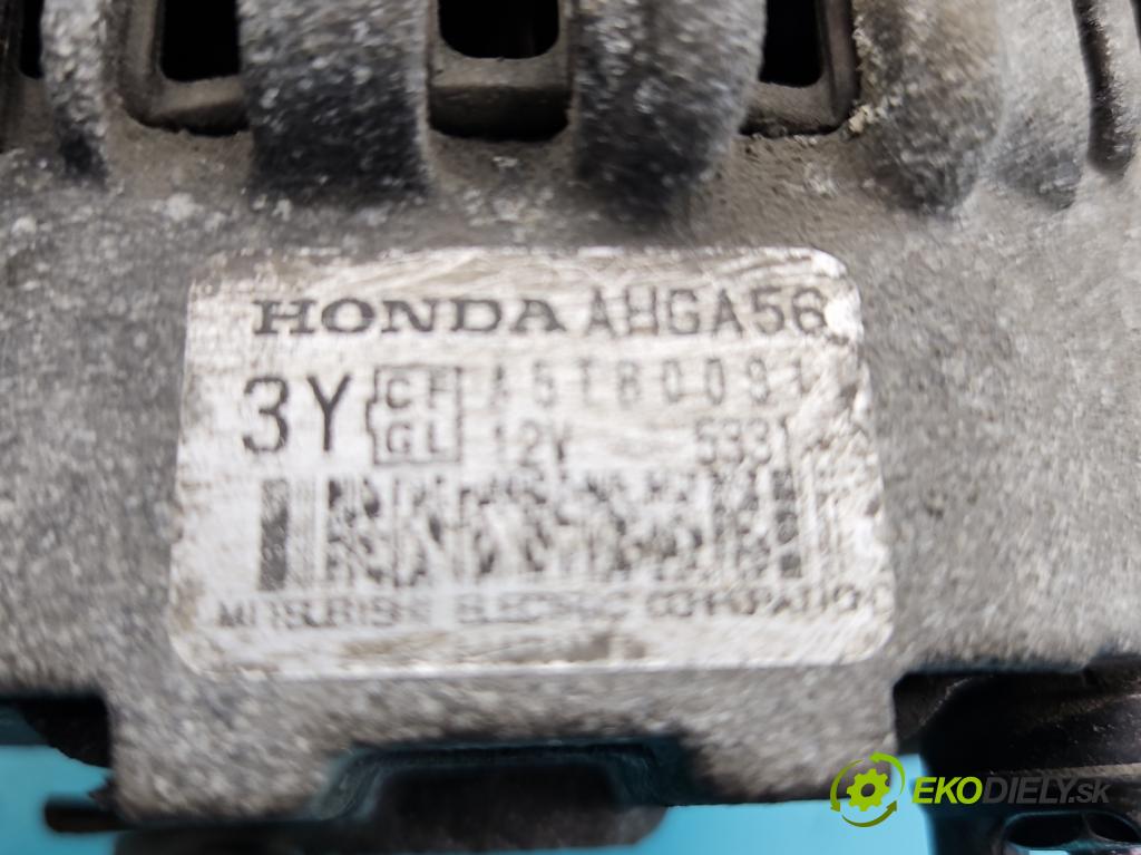 Honda Jazz II 2002-2008 1.2 77 HP manual 57 kW 1246 cm3 5- Alternator A5TB0091 (Alternátory)