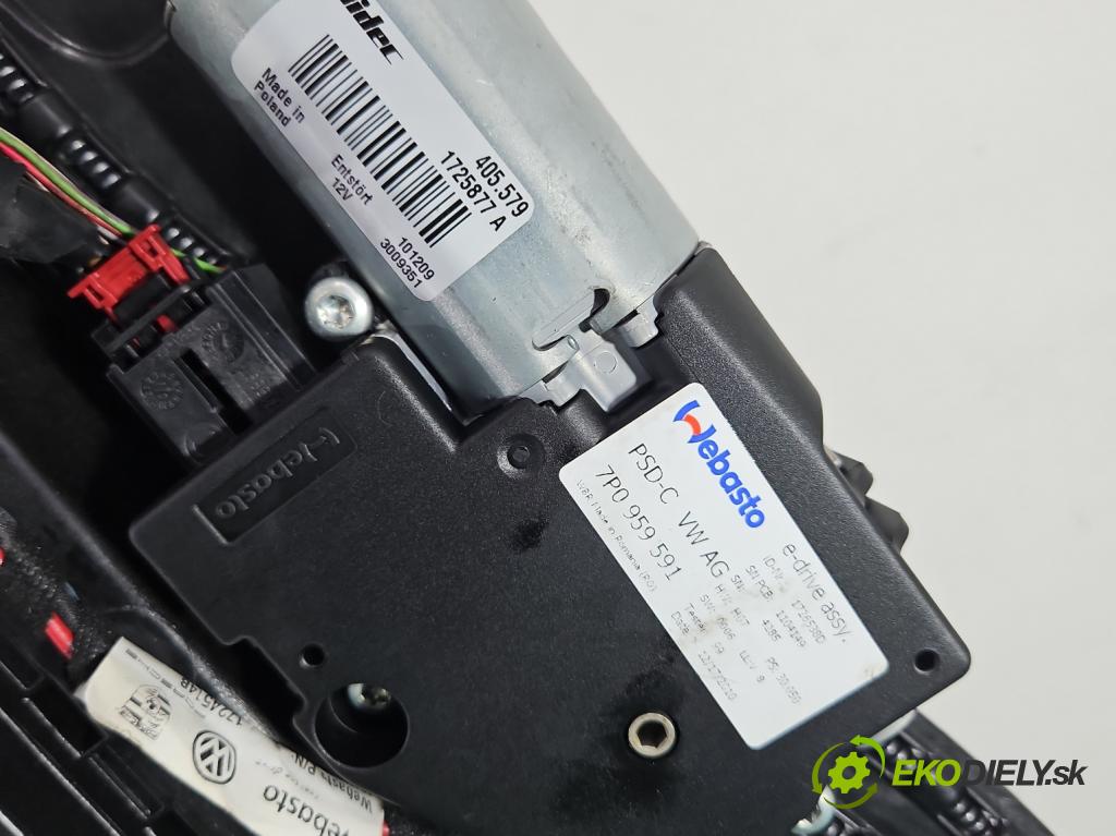 Porsche Cayenne II 2010-2017 4.8 V8 Turbo 500KM automatic 368 kW 4806 cm3 5- Střešní okno:  (Okna karoserie)