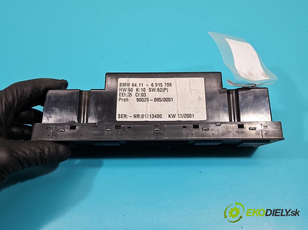 Bmw 5 E39 1996-2003 2.0d 136hp manual 100 kW 1951 cm3 4- palubní deska panel topení 6915799