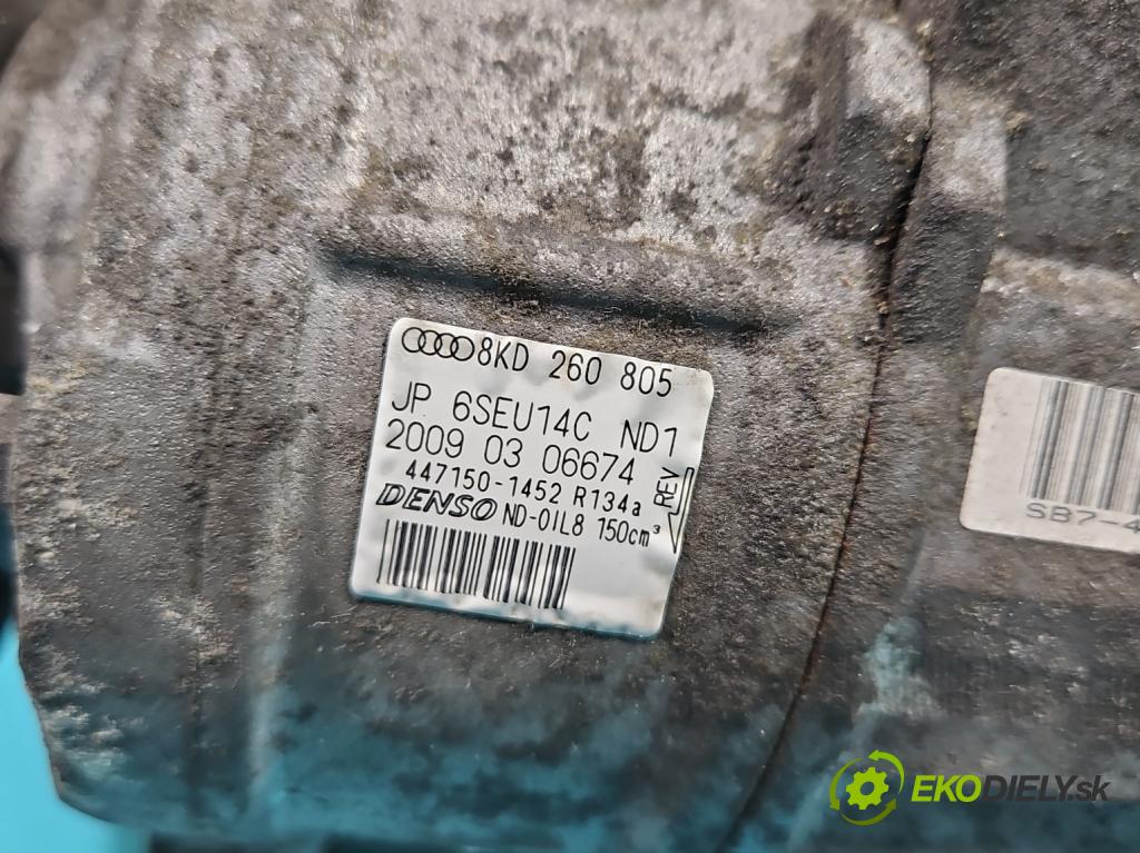 Audi A4 B8 2007-2015 1.8 TFSI 120 hp manual 88 kW 1798 cm3 5- Kompresor: klíma 8KD260805 (Kompresory)