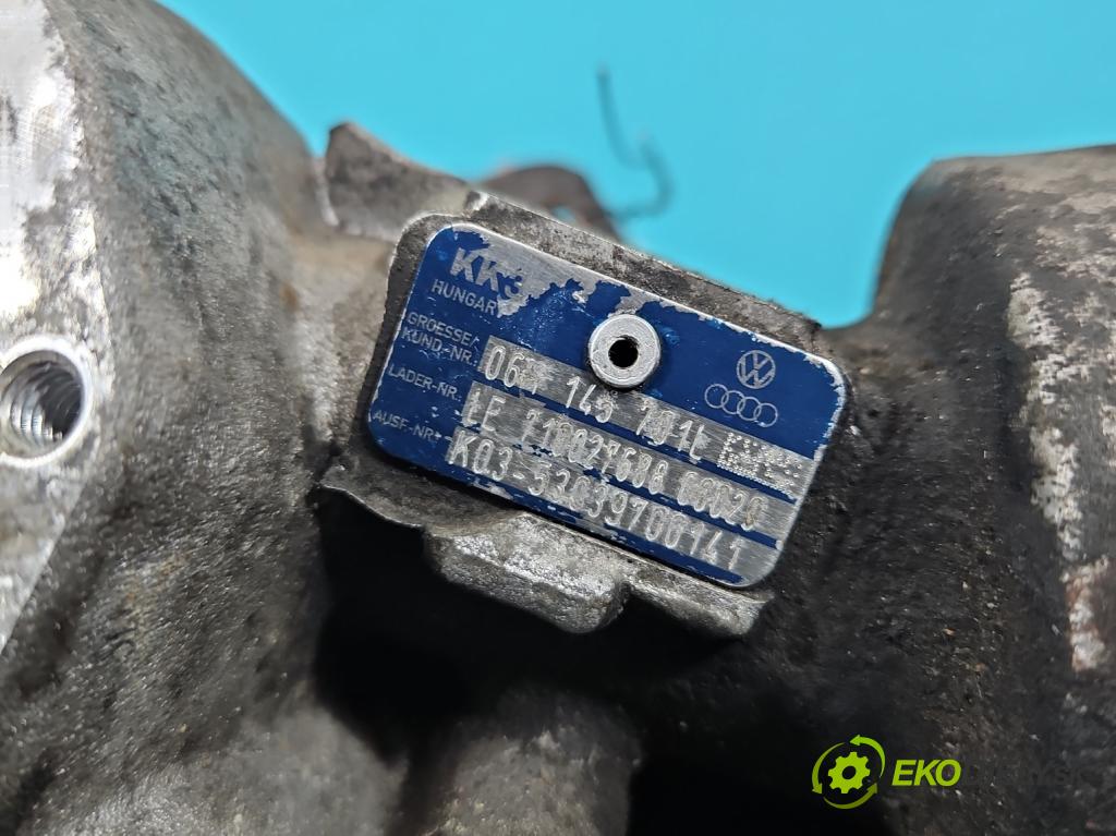 Audi A4 B8 2007-2015 1.8 TFSI 120 hp manual 88 kW 1798 cm3 5- Turbodmychadlo 53039700011 (Turbodúchadla (kompletní))