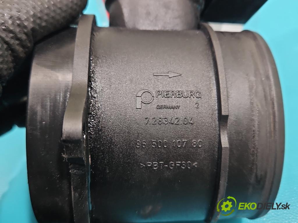 Peugeot 407 1.6 hdi 109 HP manual 80 kW 1560 cm3 4- průtokoměr: 9650010780 (Váhy vzduchu)