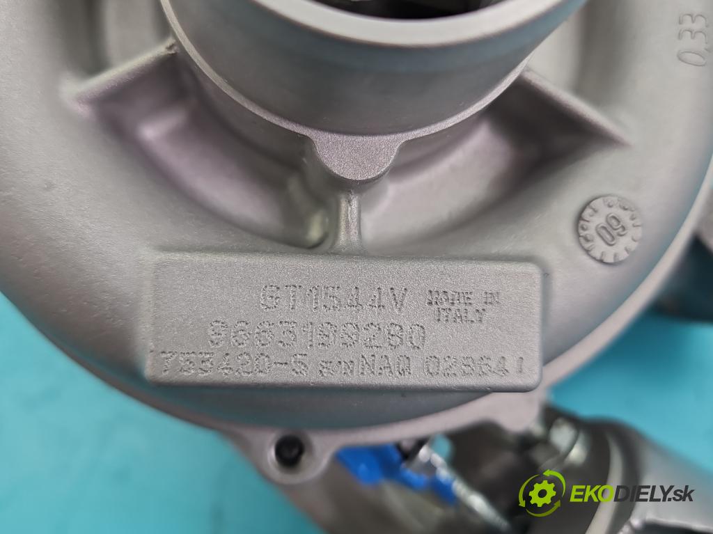 Peugeot 407 1.6 hdi 109 HP manual 80 kW 1560 cm3 4- turbodúchadlo, turbo repasovaná 753420-5005S