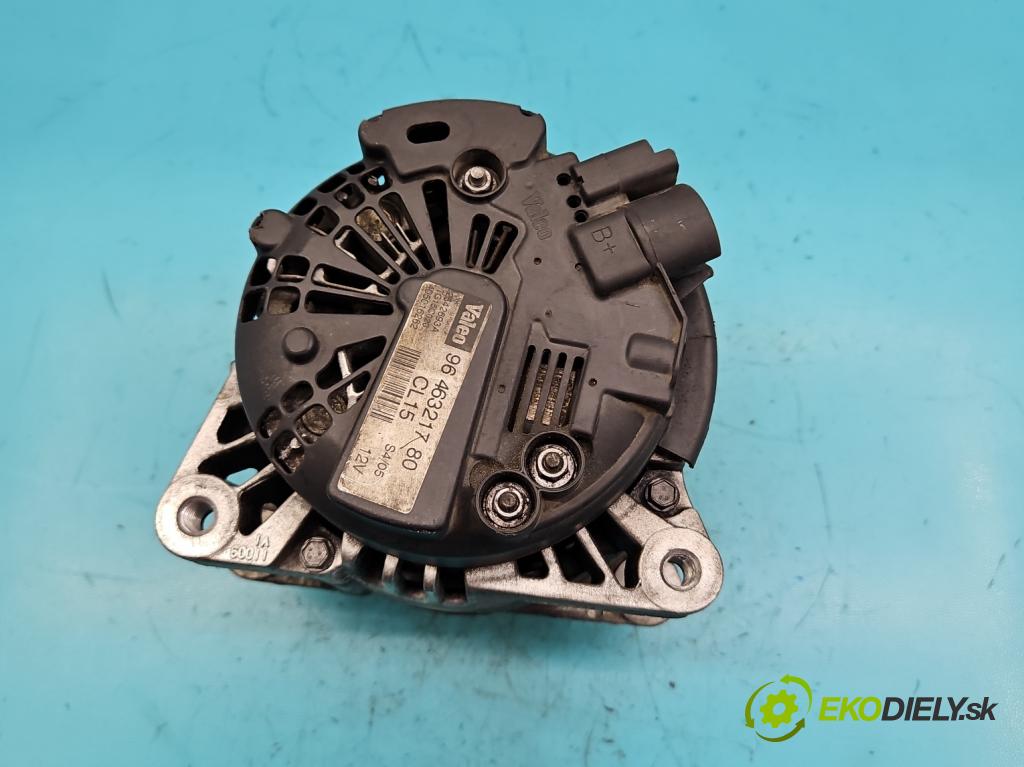 Peugeot 407 1.6 hdi 109 HP manual 80 kW 1560 cm3 4- Alternator 9646321780 (Alternátory)