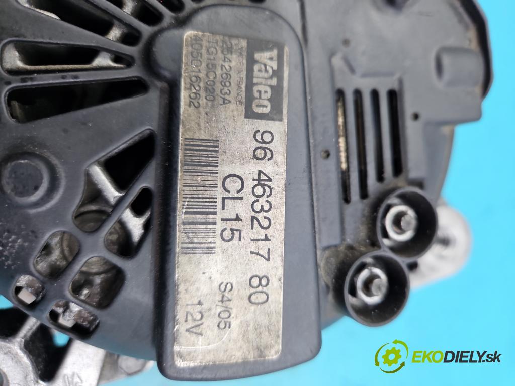 Peugeot 407 1.6 hdi 109 HP manual 80 kW 1560 cm3 4- Alternator 9646321780 (Alternátory)