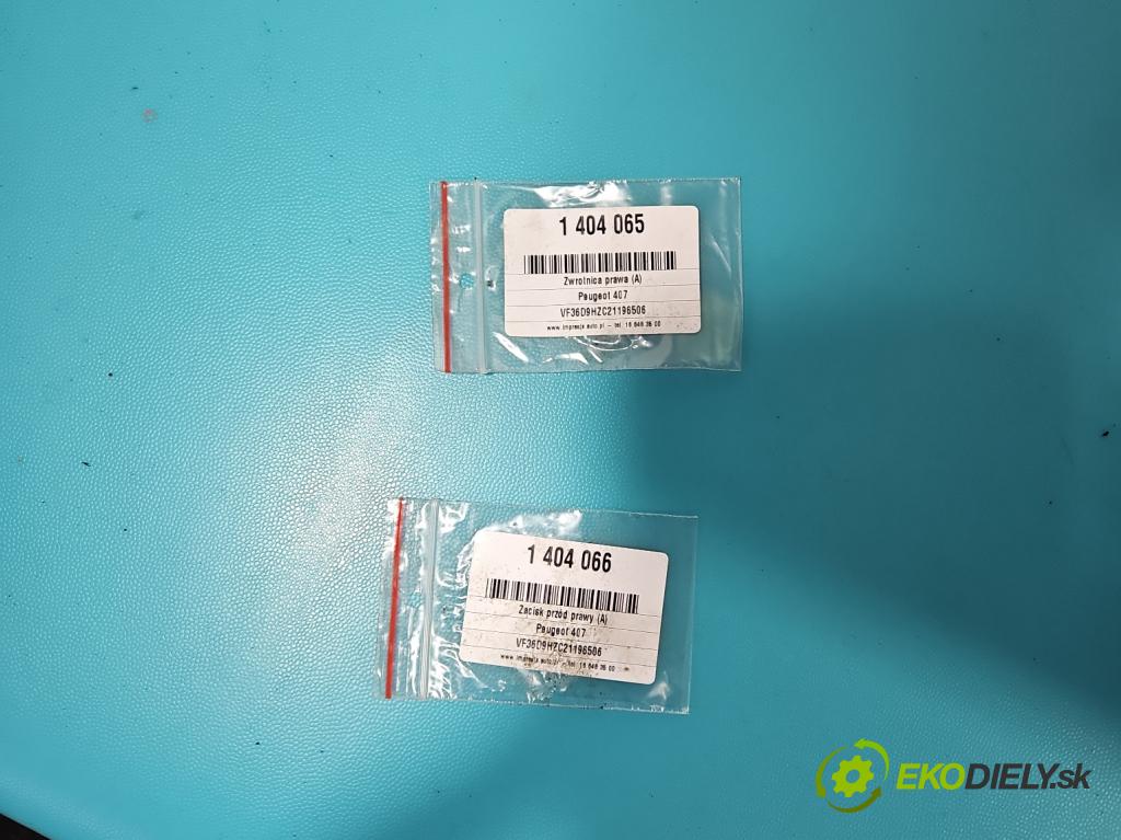 Peugeot 407 1.6 hdi 109 HP manual 80 kW 1560 cm3 4- náboj pravé (Náboje)