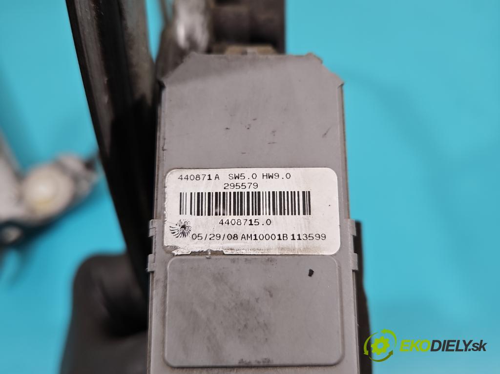 Opel Tigra B 2004-2009 1.4 16V 90 hp manual 66 kW 1364 cm3 2- mechanismus stahování přední pravý 440871A