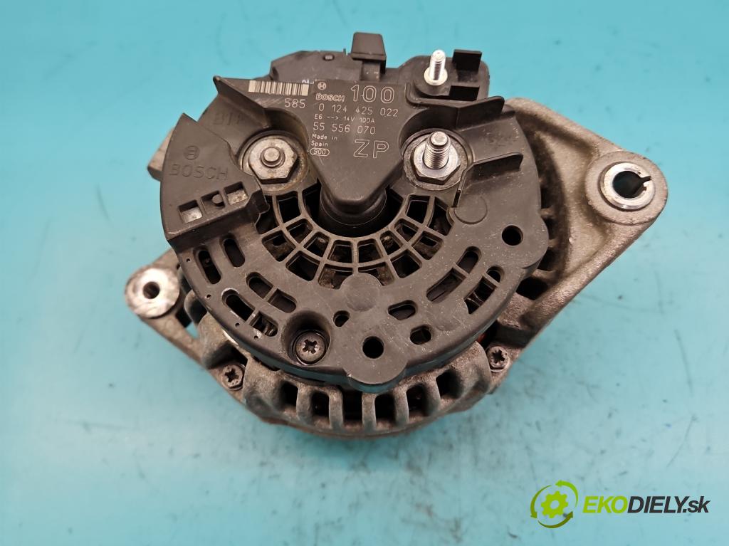 Opel Meriva A 2002-2010 1.8 16V 125 HP manual 92 kW 1796 cm3 5- Alternator 0124425022 (Alternátory)