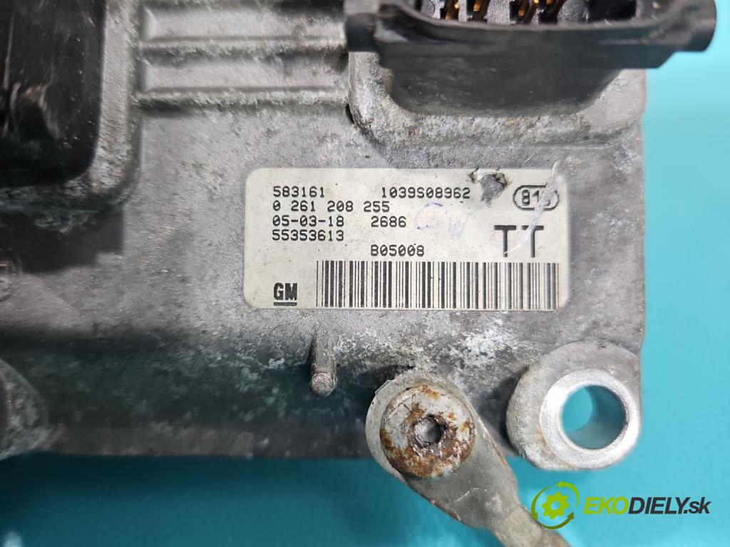 Opel Meriva A 2002-2010 1.4 16V 90 HP manual 66 kW 1364 cm3 5- riadiaca jednotka motora 0261208255