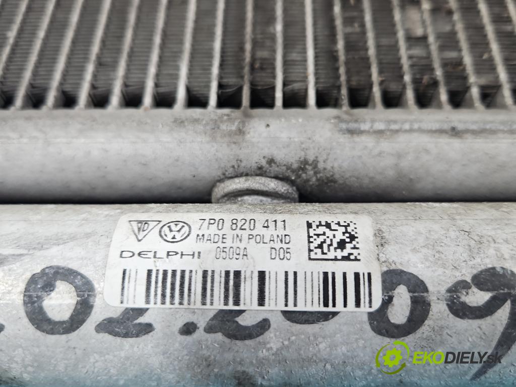Porsche Cayenne II 2010-2017 4.8 V8 Turbo 500KM automatic 368 kW 4806 cm3 5- chladič klimatizácie 7P0820411 (Chladiče klimatizácie)