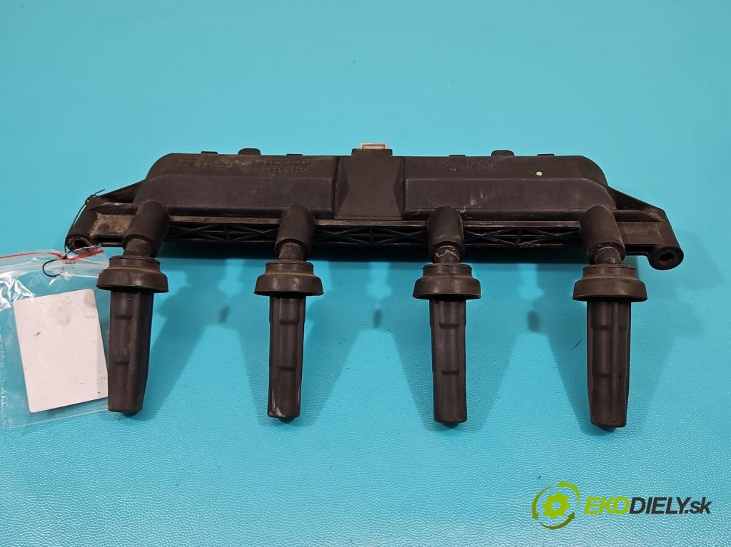 Citroen C2 1.1 60 HP manual 44 kW 1124 cm3 3- cievka zapaľovacia 9635864980 (Zapaľovacie cievky, moduly)