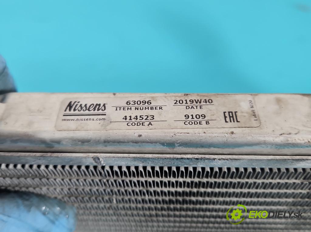 Opel Meriva A 2002-2010 1.6 16V (Z16XEP) 105 hp manual 77 kW 1598 cm3 5- Chladič vody  (Chladiče vody)