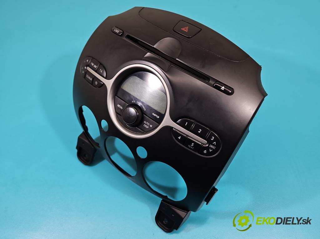 Mazda 2 II 2007-2014 1.4 citd 68 HP manual 50 kW 1399 cm3 5- Radio originál 14797629