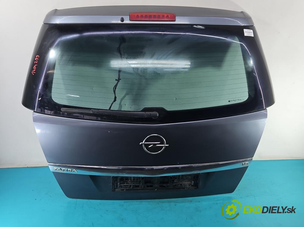 Opel Zafira B 2005-2014 1.8 16V 140 hp manual 103 kW 1796 cm3 5- zadní kufrové dveře  (Zadní kapoty)
