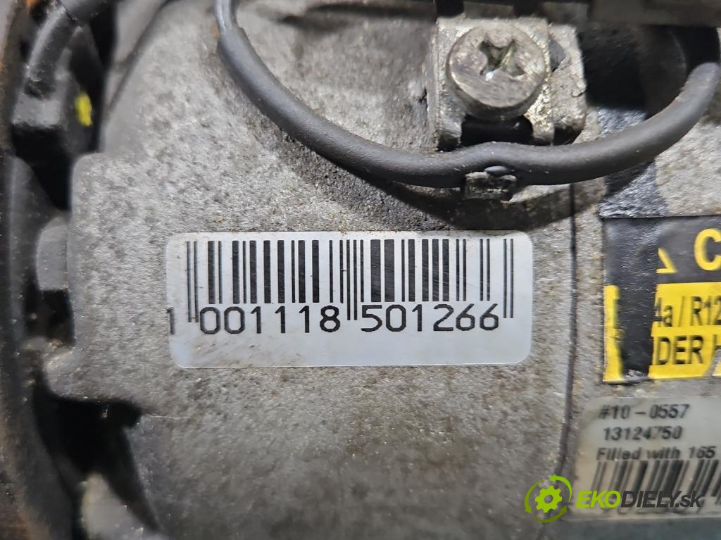Opel Meriva A 2002-2010 1.6 16V (Z16XEP) 105 hp manual 77 kW 1598 cm3 5- Kompresor: klíma 13124750 (Kompresory)