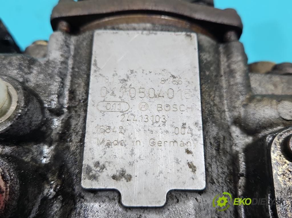 Opel Zafira A 1999-2005 2.0 dti 101 HP manual 74 kW 1995 cm3 5- čerpadlo vstrekovacia 0470504015 (Vstrekovacie čerpadlá)