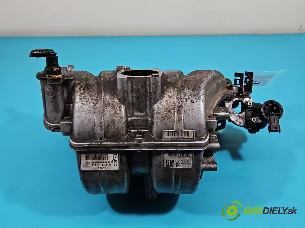 Opel Meriva A 2002-2010 1.6 16V (Z16XEP) 105 HP manual 77 kW 1598 cm3 5- zvod nasávací 24435069 (Sacie potrubia)