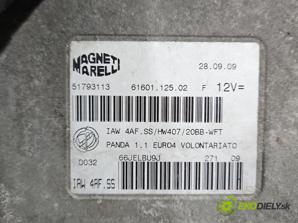 Fiat Panda II 2003-2012 1.1 54 HP manual 40 kW 1108 cm3 5- riadiaca jednotka motora 51793113