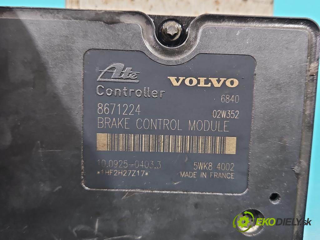 Volvo S60 I 2000-2010 2.4 D5 163 HP automatic 120 kW 2401 cm3 4- čerpadlo abs P08671223 (Pumpy ABS)