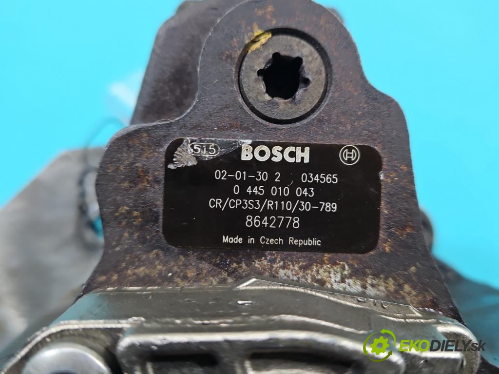 Volvo S60 I 2000-2010 2.4 D5 163 HP automatic 120 kW 2401 cm3 4- čerpadlo vstrekovacia 0445010043 (Vstrekovacie čerpadlo)