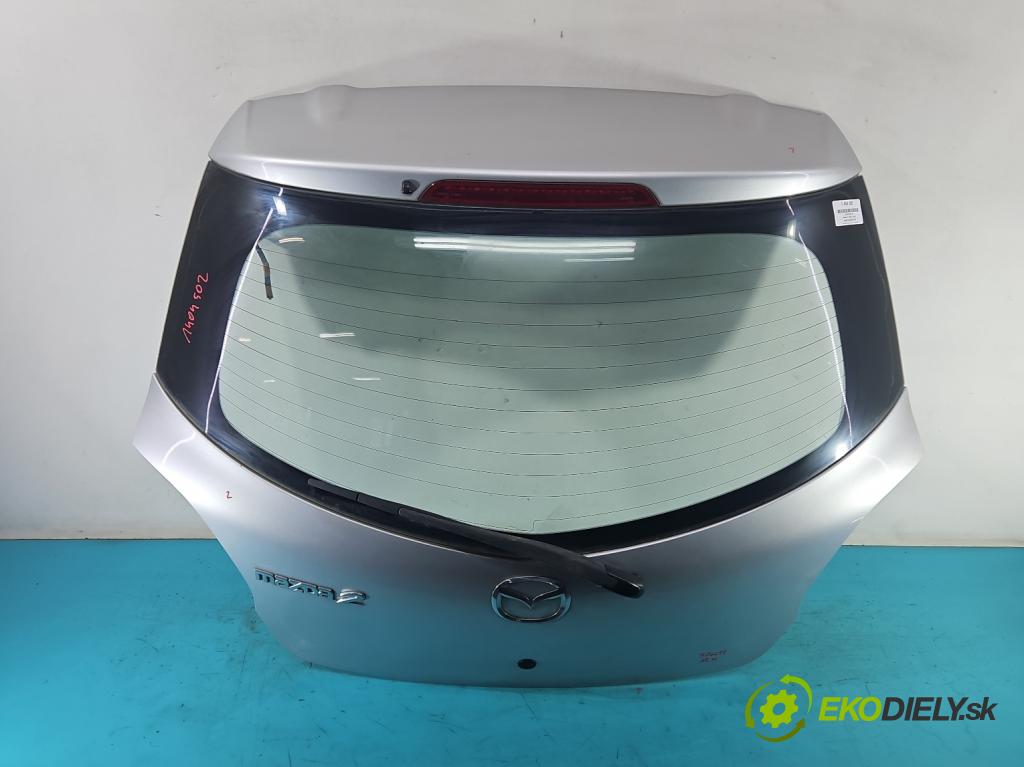 Mazda 2 II 2007-2014 1.4 citd 68 hp manual 50 kW 1399 cm3 5- zadní kufrové dveře  (Zadní kapoty)