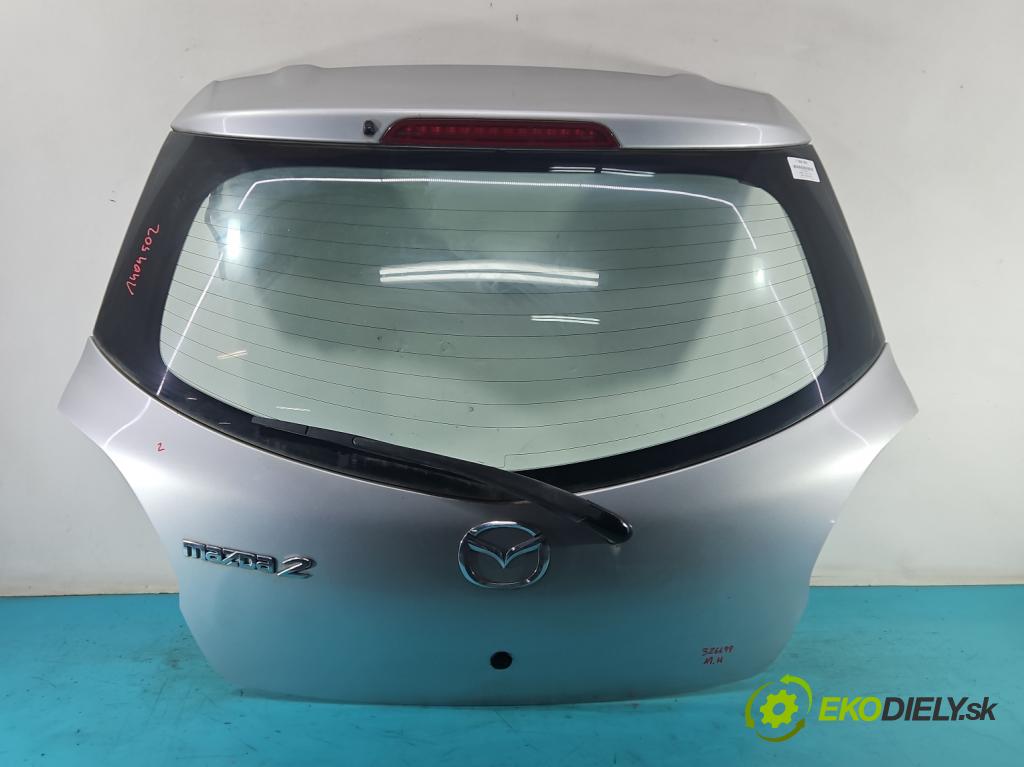 Mazda 2 II 2007-2014 1.4 citd 68 hp manual 50 kW 1399 cm3 5- zadní kufrové dveře  (Zadní kapoty)