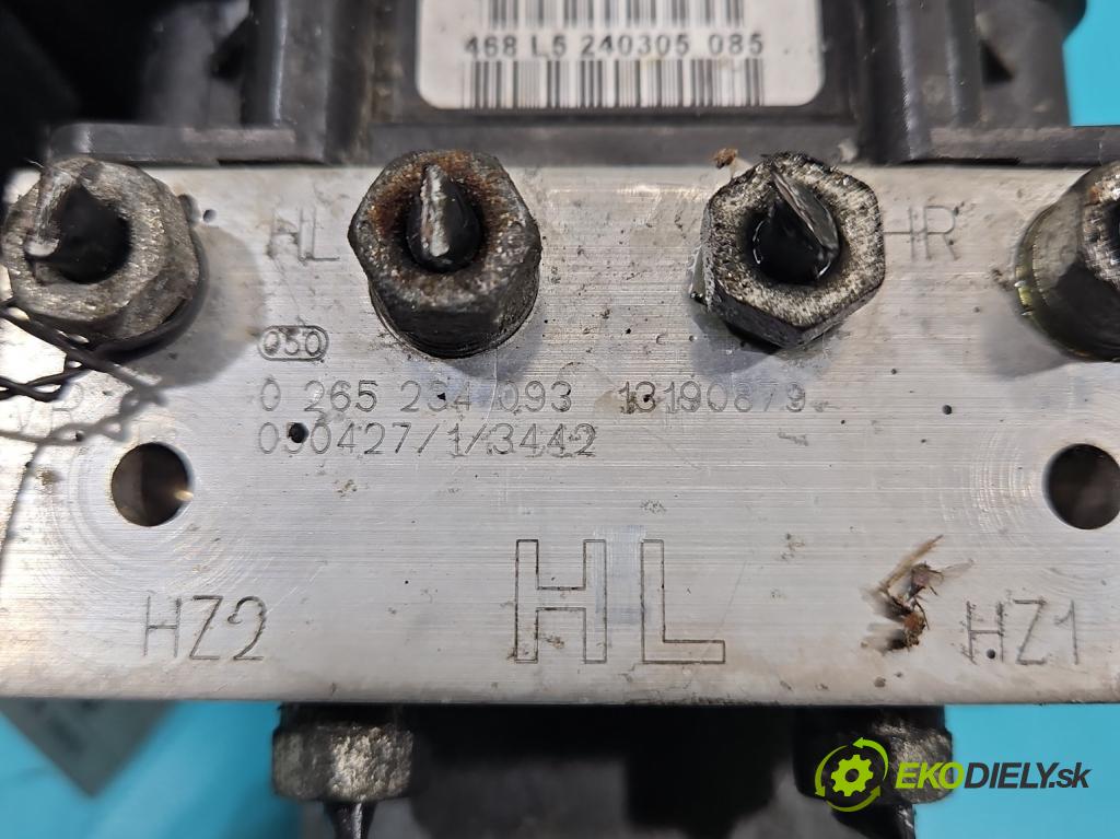 Opel Meriva A 2002-2010 1.4 16V 90 HP manual 66 kW 1364 cm3 5- čerpadlo abs 0265234093 (Pumpy ABS)