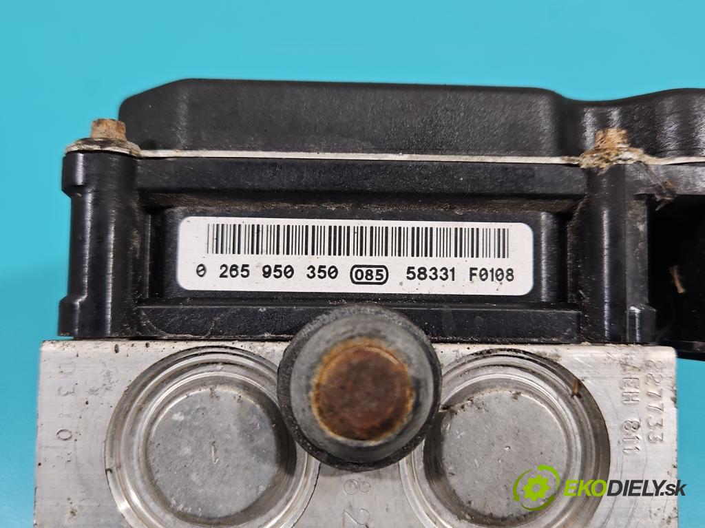 Opel Meriva A 2002-2010 1.4 16V 90 HP manual 66 kW 1364 cm3 5- čerpadlo abs 0265234093 (Pumpy ABS)