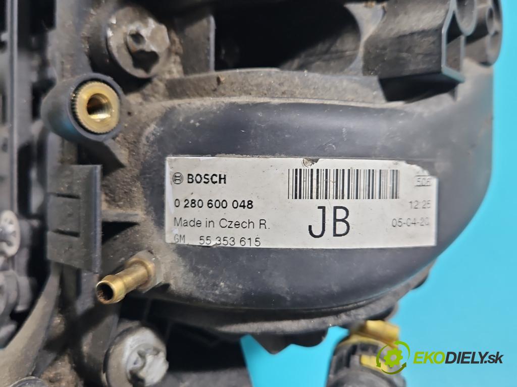 Opel Meriva A 2002-2010 1.4 16V 90 HP manual 66 kW 1364 cm3 5- zvod nasávací 55353615 (Sacie potrubia)