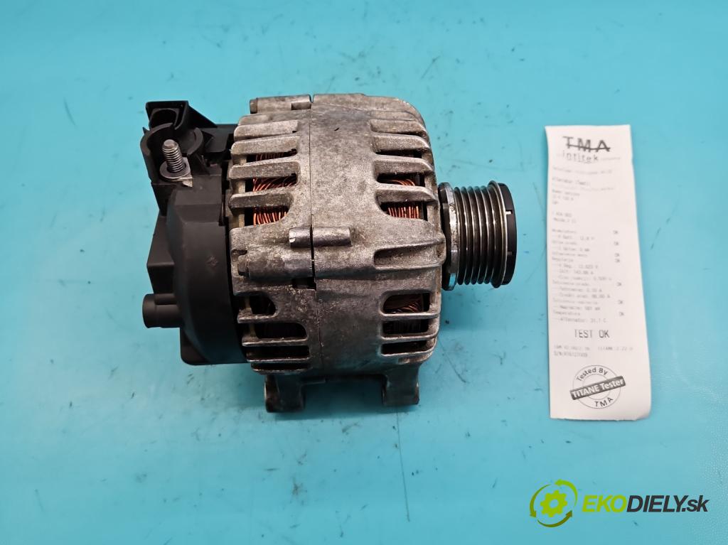 Mazda 2 II 2007-2014 1.4 citd 68 HP manual 50 kW 1399 cm3 5- Alternator 8V21-10300-AB (Alternátory)
