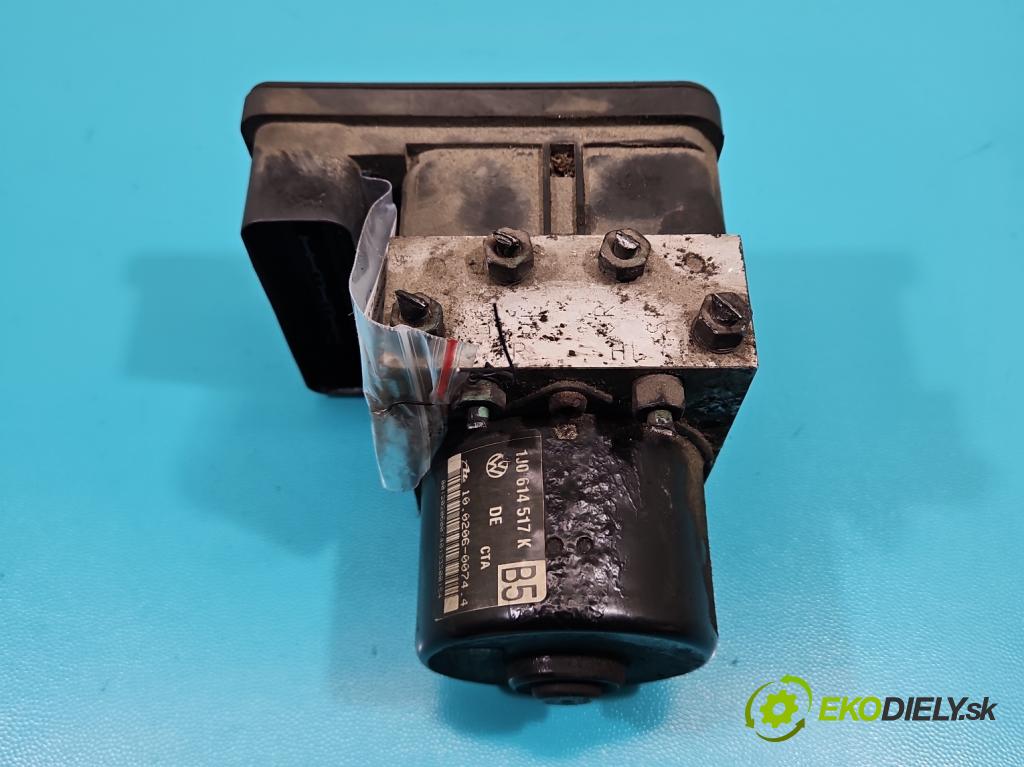 Skoda Octavia I 1996-2010 1.9 tdi 131 HP manual 96 kW 1896 cm3 5- čerpadlo abs 1J0614517K (Pumpy ABS)