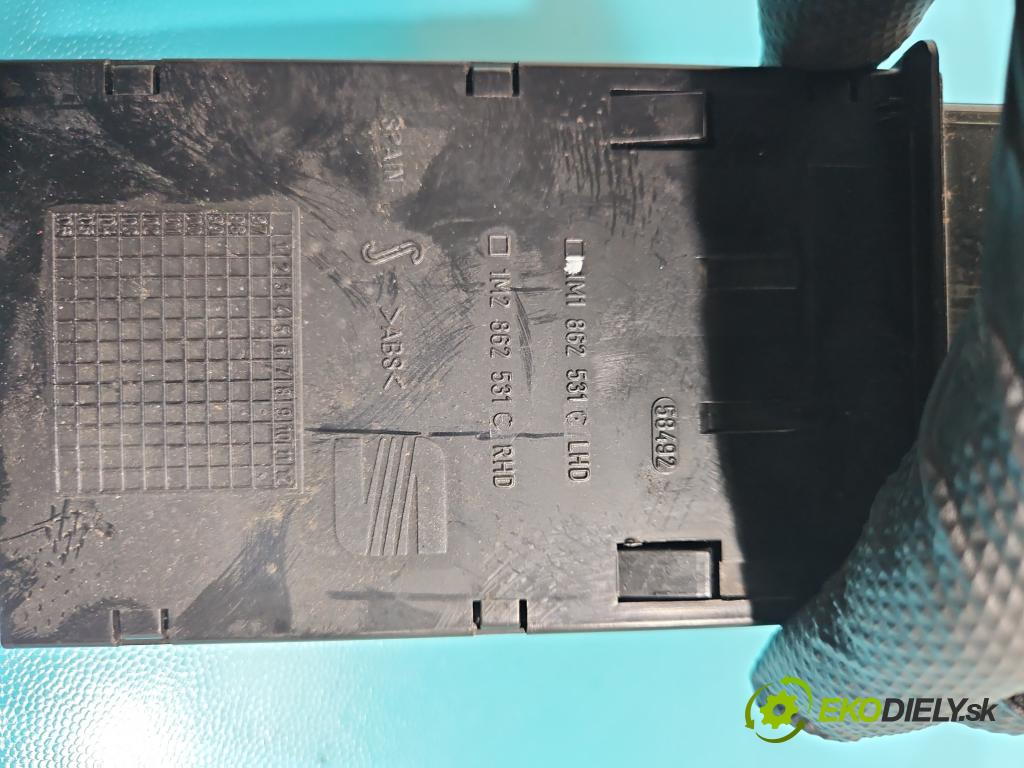 Seat Toledo II 1998-2004 1.9 tdi 110 HP manual 81 kW 1896 cm3 4- Rukojeť: na nápoje: 1M2862531C (Úchyty, držiaky na nápoje)