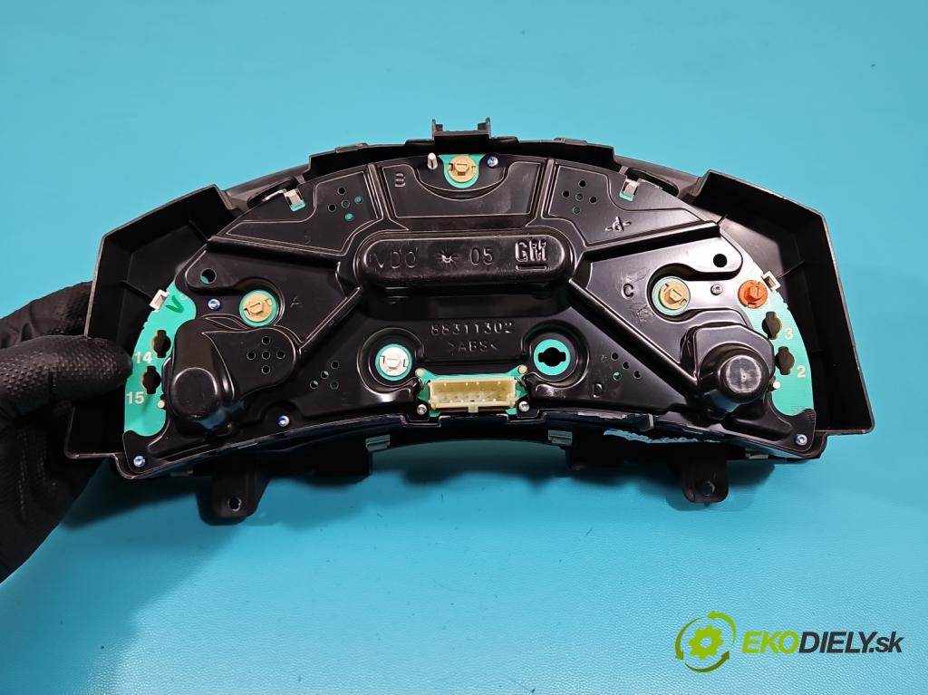 Opel Meriva A 2002-2010 1.4 16V 90 HP manual 66 kW 1364 cm3 5- riadiaca jednotka motora 0261208255