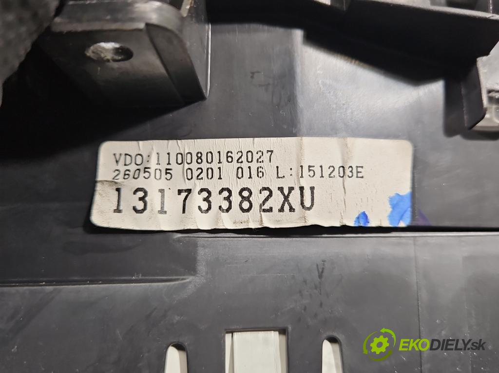 Opel Meriva A 2002-2010 1.4 16V 90 HP manual 66 kW 1364 cm3 5- riadiaca jednotka motora 0261208255